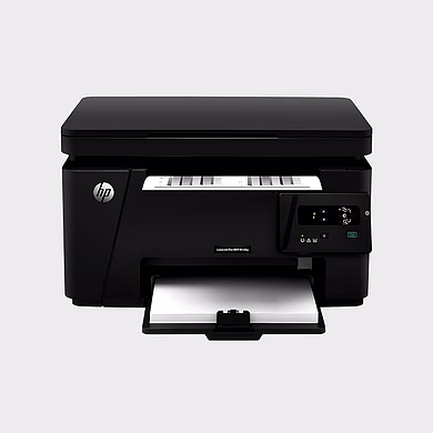 HP LaserJet Pro MFP M126a, Print, Copy, Scan, Hi-Speed USB 2.0, Up to 21 ppm, 150-sheet Input Tray, 100-sheet Output Tray, 8000-page Duty Cycle, 700-page Yield, Black and White-126A_HP