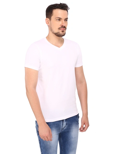 268 BCE Men's Regular Fit T-Shirt (White)-White-L-2