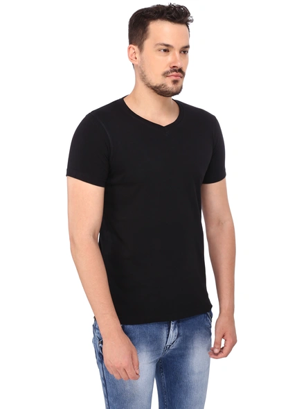 268 BCE Men's Regular Fit T-Shirt (Black)-Black-M-2