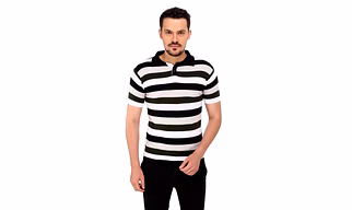 268 BCE Men's Polo Neck T-Shirt