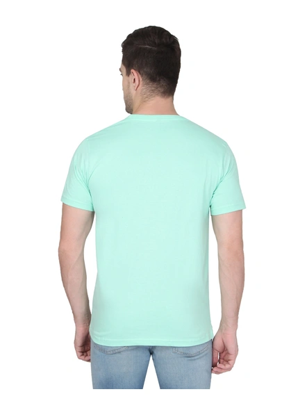 268 BCE Choose Real Printed Men Round Neck Mint Green T-shirt-Mint Green-XL-2