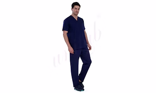 Medical Scrub Male  Navy Blue - 2 Way Stretchable | Bulk Supply | Hospitals & Clinics