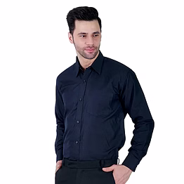 unifab shirt black formal | bulk supply | corporate & industrial