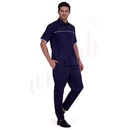 unifab nursing male uniform navy and white combination | bulk supply | hospitals & clinics