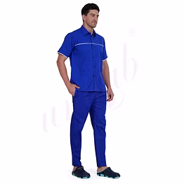 unifab nursing male uniform royal blue and white combination | bulk supply | hospitals & clinics