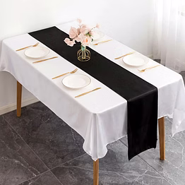 linenroom table runner black | wholesale / bulk | hotels & hospitality