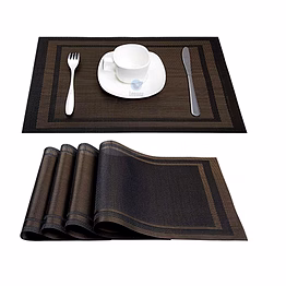 linenroom table mat black | wholesale / bulk | hotels & hospitality