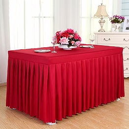 linenroom table cloth frill attached | wholesale / bulk | hotels & hospitality