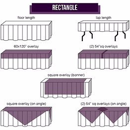 linenroom overlay buffet table | wholesale / bulk | hotels & hospitality
