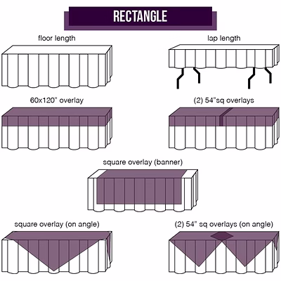 linenroom overlay buffet table | wholesale / bulk | hotels & hospitality