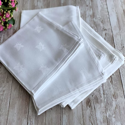 linenroom napkin damask ivy leaf | wholesale / bulk | hotels & hospitality