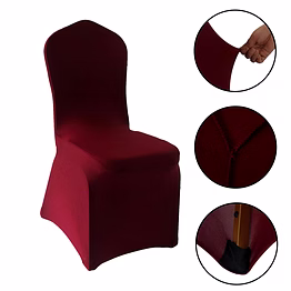 linenroom chair cover lycra maroon | wholesale / bulk | hotels & hospitality