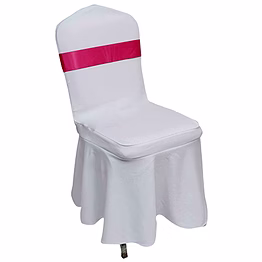 linenroom chair cover lycra frill white | wholesale / bulk | hotels & hospitality