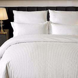 linenroom bed sheet colour- 1cm striped | wholesale / bulk | hotels & hospitality