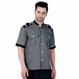 unifab driver uniform shirt manufacturer | driver shirt grey for bulk b2b supply