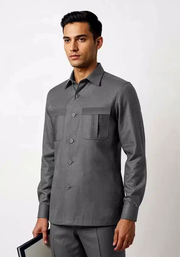 unifab safari suit manufacturer | safari set charcoal full sleeve for bulk b2b supply