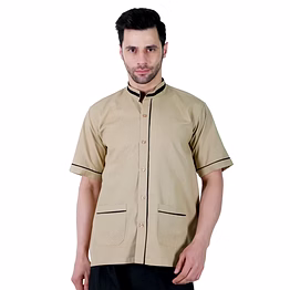 unifab housekeeping uniform manufacturer | housekeeping shirt beige for bulk b2b supply