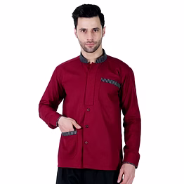 unifab housekeeping uniform manufacturer | housekeeping shirt maroon for bulk b2b supply