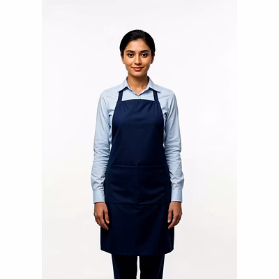 unifab bib apron manufacturer | bib apron navy free size unisex (pack of 5 pcs) for bulk b2b supply