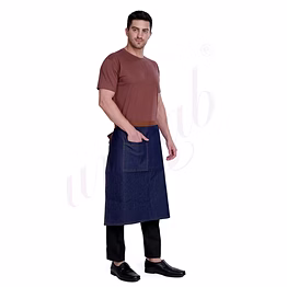 unifab work apron manufacturer | service denim half apron only for bulk b2b supply