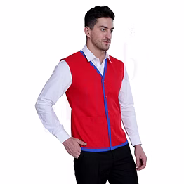 unifab uniform vest manufacturer | vest red for bulk b2b supply