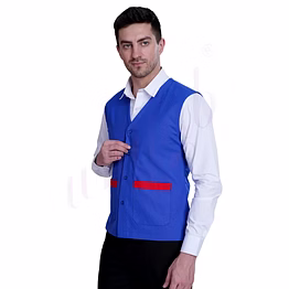 unifab uniform vest manufacturer | vest royal blue for bulk b2b supply