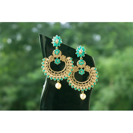 Green Noor Earrings-HOA_552
