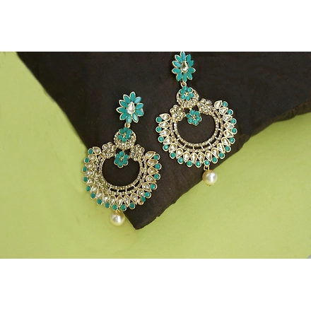 Green Noor Earrings-1