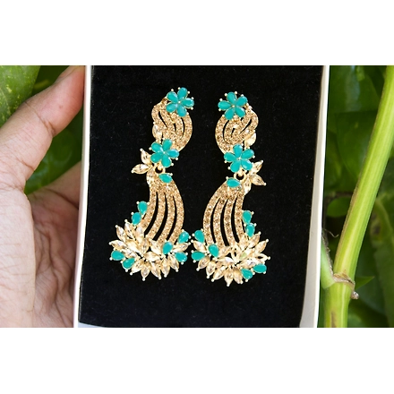 Green  Earrings-1