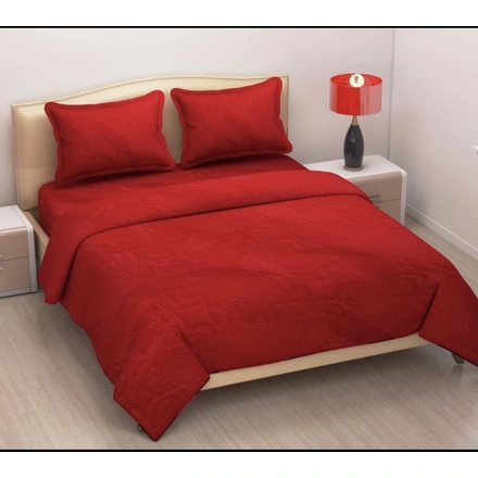 Red Premium Luxury Bed Cover-HOA162771