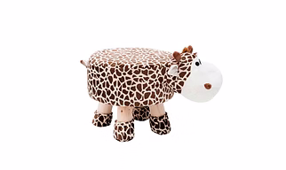 Giraffe Animal Shaped Ottoman for Kids
