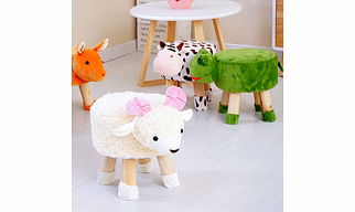 Sheep Animal Shaped Ottoman for Kids