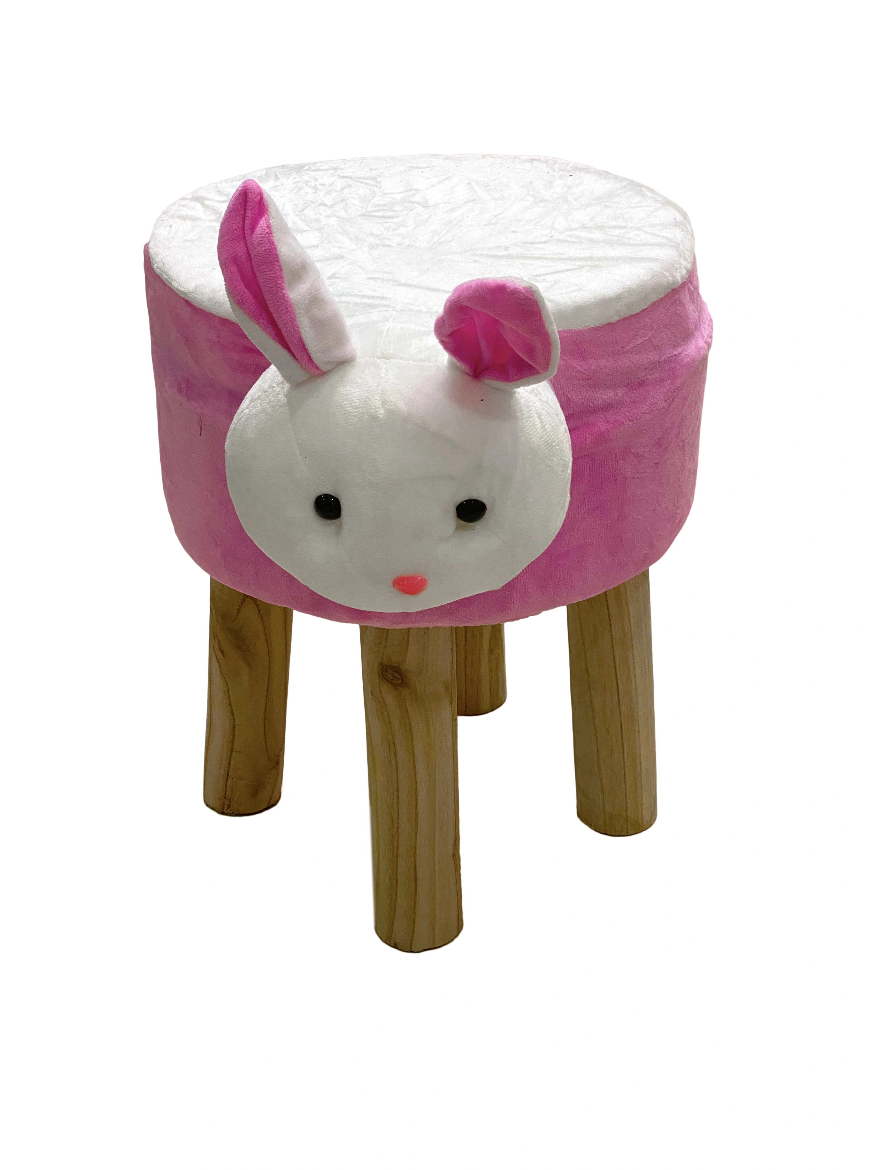 Rabbit Animal Shaped Ottoman for Kids-RabbitOttoman