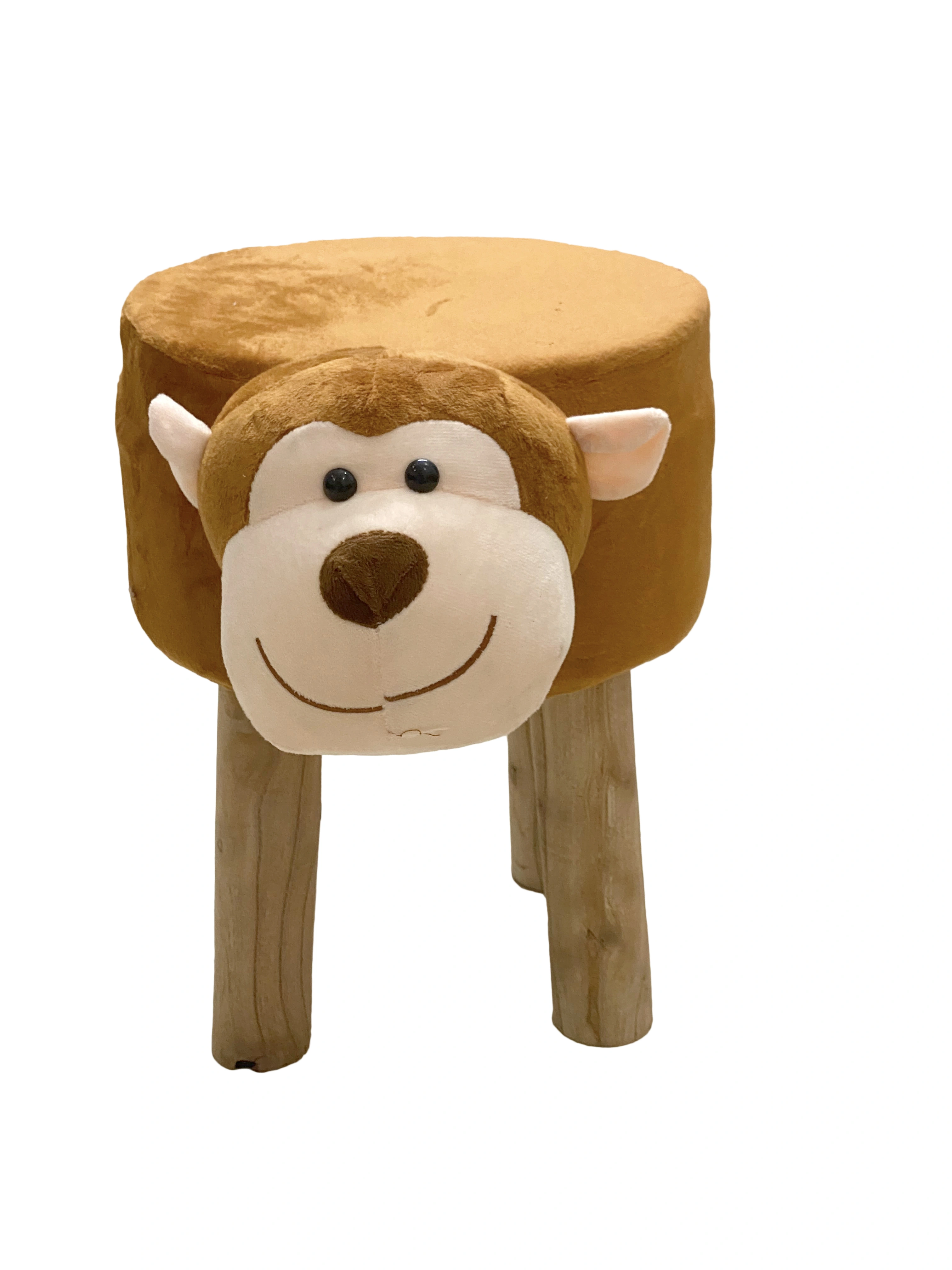 Monkey Animal Shaped Ottoman for Kids-MonekyOttoman