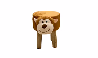 Monkey Animal Shaped Ottoman for Kids