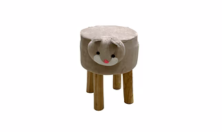 Bear Animal Shaped Ottoman for Kids