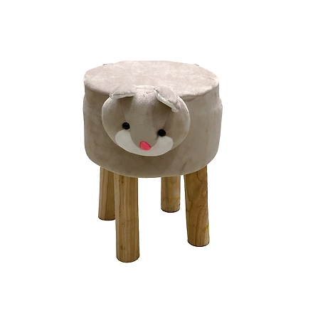 Bear Animal Shaped Ottoman for Kids-BearOttoman