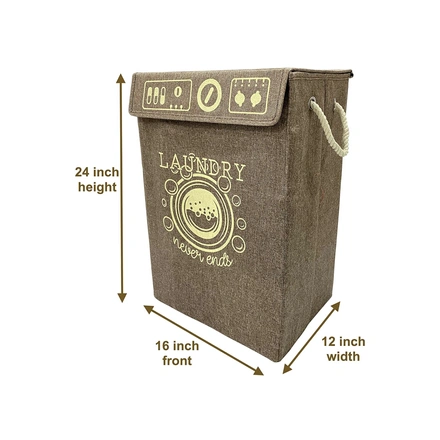 Coffee Foldable Laundry Bag-2