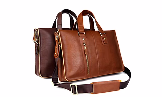 Leather Laptop Bag Multi Pockets For Business & Travel With Handle Accessory