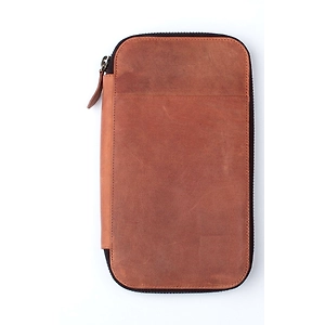 Multi functional Passport Holder Travel Wallet Unisex RFID Genuine Leather Travel Wallet