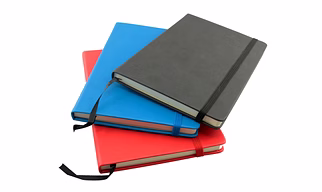 Leather Business Executive Diary Cover With Elastic Brand Closure