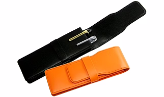 Genuine Leather Stationery Pen Case