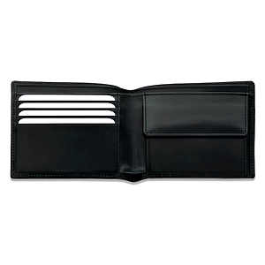 Customized RFID Blocking Soft Smooth Genuine Leather Wallet With Card Pocket And Coin Pocket