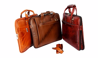Men's Leather Laptop Messenger Briefcase Office Crossover Shoulder Bag