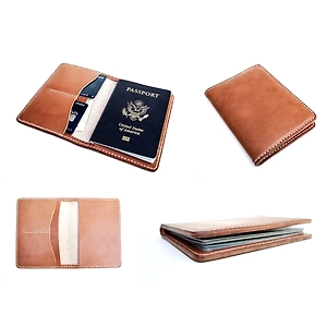 Handmade Leather Passport Holder card holders