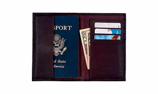 Multi-purpose Genuine Leather Cover Passport Holder