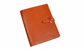 Brown Loose Leaf Closure Ring Binder Ring Binder With 3 Rings