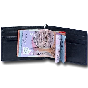Hot Sales Wallet Money Clip Men's Wallet Leather Genuine Leather Bi-fold Wallets For Men