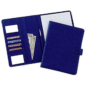 High-Quality Custom Logo Genuine Leather Luxury Document Holder Planner Cover