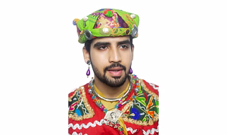S H A H I T A J Cotton Kathiyawadi Navratri or Gujarati Safa Pagdi Turban Multi-Colored for Kids and Adults (RT01)